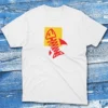 Minimalistic Fish skeleton white Fishermen T-shirt