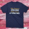 Who need a spring break when navy Fishermen T-shirt