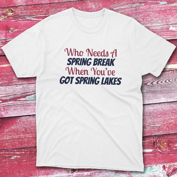 Who need a spring break when white Anglers T-shirts