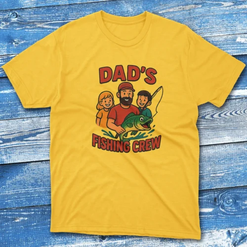 dad's fishing crew daisy Fishermen T-shirt