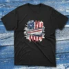American Fisherman Boat Black Anglers T-shirts