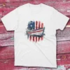 American Fisherman Boat white Fishing T-shirt