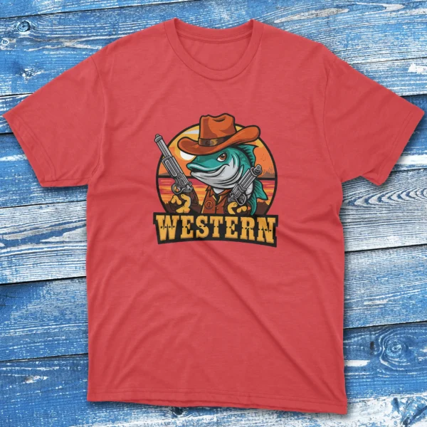 Western red Fishermen T-shirt Western red Fishermen T-shirt