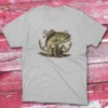 surreal fish grey Fishing T-shirt