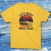 Let's make fishing great again daisy Fishing T-shirt