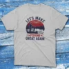 Let's make fishing great again grey Anglers T-shirts