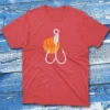Bait Illustration red Anglers T-shirts