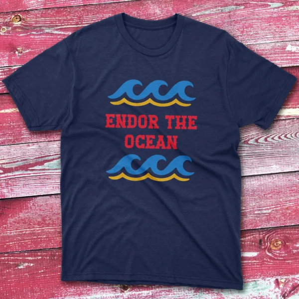 Endore the ocean navy Fishermen T-shirt