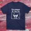 Fellowship of the fin Navy Anglers T-shirts