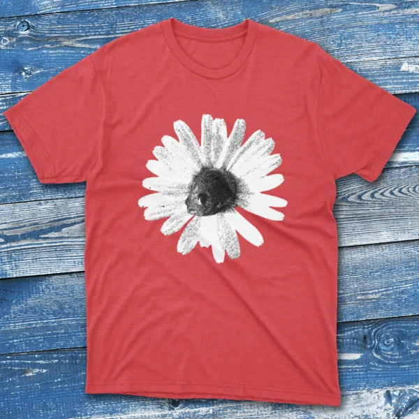 Fish Flower Red Fisherman Tee