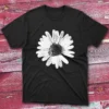 Fish Flower black Fishermen T-shirt