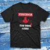 Fisherman the reel hero black Fishing T-shirt