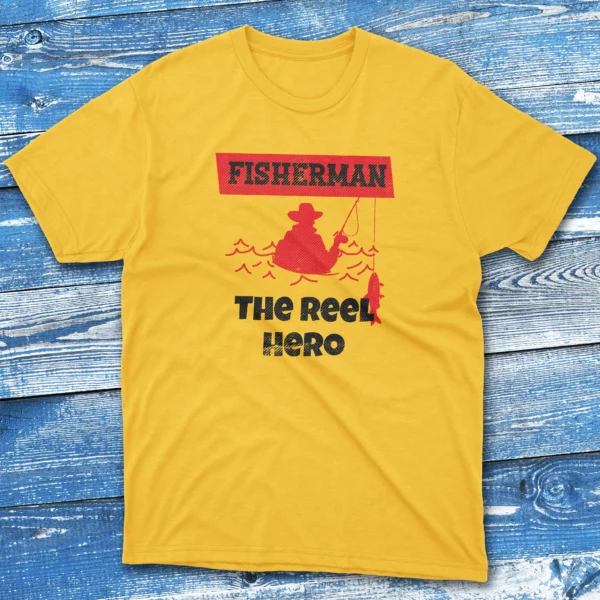 Fisherman the reel hero daisy Fisherman Tee