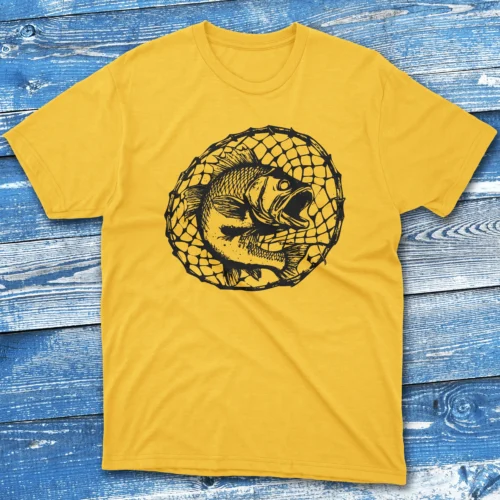 Fishing Net daisy Fisherman Tee