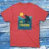 Ice fishing red Anglers T-shirts