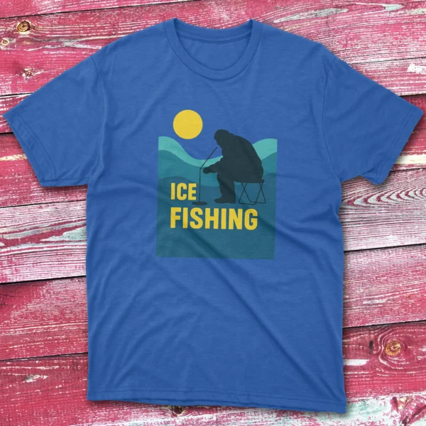 Ice fishing royal Fishermen T-shirt