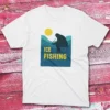 Ice fishing white Anglers T-shirts