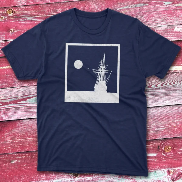 Ocean Adventures navy Fisherman Tee