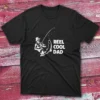 The Reel cool dad black Fishermen T-shirt
