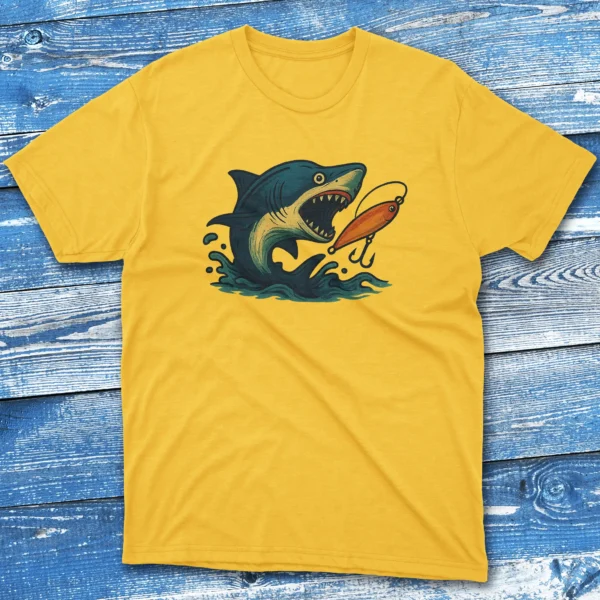 Sharky daisy Fishing T-shirt