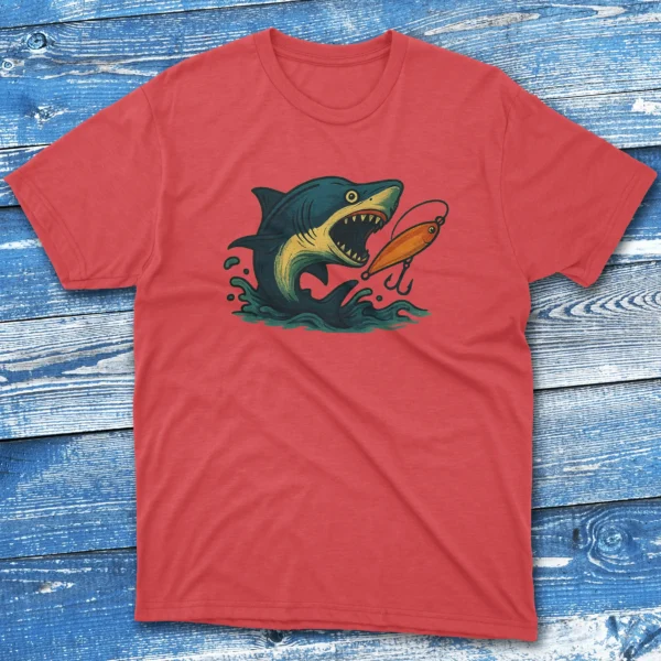 Sharky red Fisherman Tee