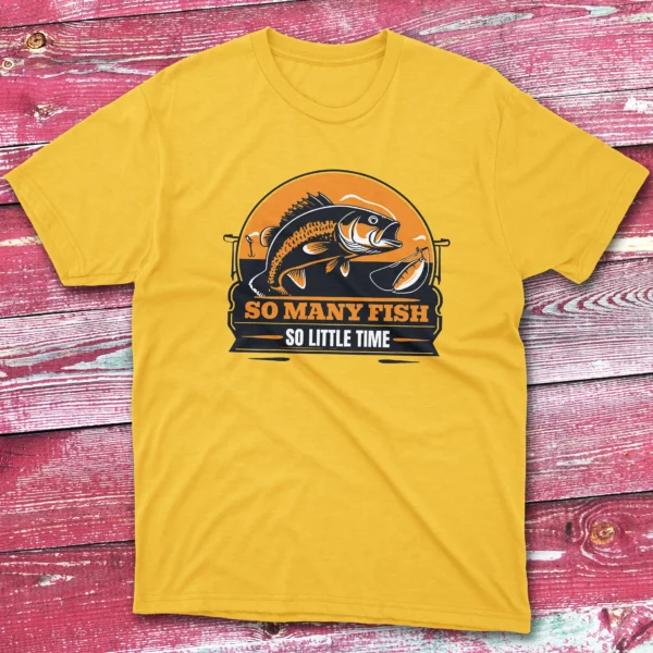 So many fish, so little time daisy Fisherman Tee
