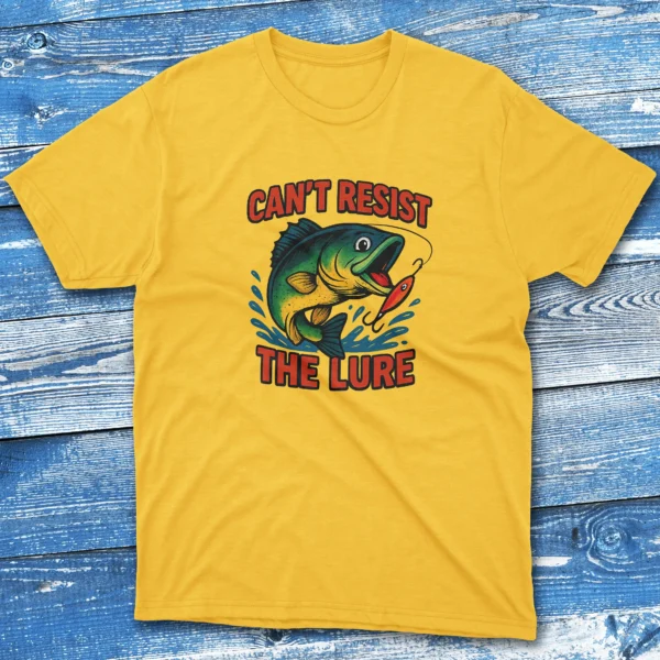 can't resist the lure daisy Fishing T-shirt