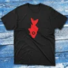 surreal fish black Fishermen T-shirt