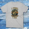 I fish therefore i am grey Fishing T-shirt