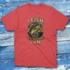 I fish therefore i am red Fishing T-shirt