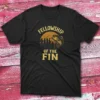 fellowship of the fin black Fishing T-shirt