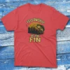 fellowship of the fin red Fisherman Tee