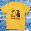 reel cool dad daisy Fishermen T-shirt