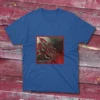 Royal blue T-shirt displaying Fish Crew Poster - 2025 design