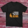 Black T-shirt with Fishermen Are a Reason That You Are Alive - 2025 design