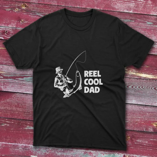 Black T-shirt with Reel Expert - 2025 text