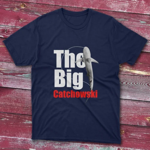 Unisex T-shirt with The Big Catchowski - 2025 text