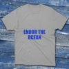 Sport grey T-shirt featuring Endore the Ocean - 2025 text